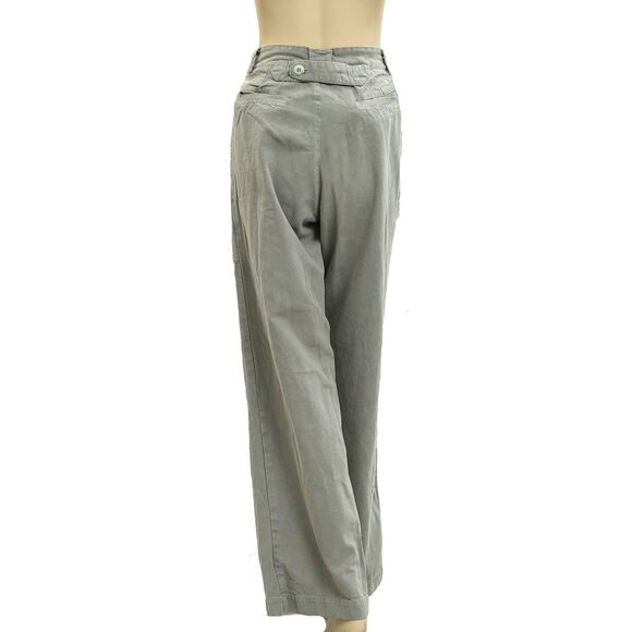 Ewa I Walla Lagenlook Trouser Pants High Waisted Wide Leg Vintage Gray S 282321 - Picture 3 of 6